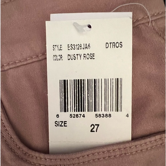 NWT STS Blue Molly Shorts 10” High Rise in Dusty Rose Denim. Size 27 - Picture 6 of 7